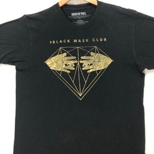 Birds of Prey Black Mask Club Graphic Tee Movie T-Shirt‎ Black Men's Size Large